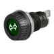 Durite 0-609-57 Green Turning Warning Light for 17mm diameter hole - Requires 9mm BA9s Bulb Maximum 2W PN: 0-609-57