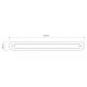 LED Autolamps 380W1B 380 Series Single Surface Mounting Bracket – White PN: 380W1B