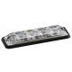 LED Autolamps SSLED4DVBR65 12/24V R65 4 LED Super-Slim Warning Lamp - Blue PN: SSLED4DVBR65