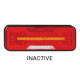 LED Autolamps 284RAWFML 12/24V Multifunction Rear Lamp With Left Dynamic Indicator PN: 284RAWFML