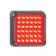 LED Autolamps 80RME 12/24V 80 Series Square Stop/Tail Lamp – Black Bracket PN: 80RME