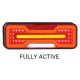 LED Autolamps 284RAWFML 12/24V Multifunction Rear Lamp With Left Dynamic Indicator PN: 284RAWFML