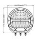 Boreman 1001-2040 Accelerator 10,000 Lm Driving Light With PL and Strobe PN: 1001-2040-CLEARANCE