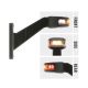 LED Autolamps 1007LE 12/24V Stalk Marker Lamp with Side Marker – Left PN: 1007LE