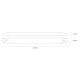 LED Autolamps 40660G 12V - 600mm Interior Strip Lamp (Direct Current Only) - Grey Aluminium PN: 40660G