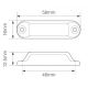 LED Autolamps 16GC12B 12V Compact Green Marker PN: 16GC12B