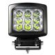 LED Autolamps 13590SBM 12/24V Heavy Duty Large Square Work Lamp PN: 13590SBM