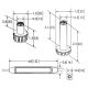 Vision Alert ED0010A 18mm Bullet Hide-A-LED ED0010A Series Amber LED PN: ED0010A