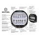 Lazer Lamps Sentinel Chrome 9" LED Driving Light With Position Light PN: 0S9-PL-CHR-SM