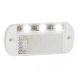 LED Autolamps 44WWMBE 12/24V Low-Profile Front Marker – White Housing PN: 44WWMBE