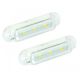 LED Autolamps 16W12-2 12V Compact White Front Marker (Twin Pack) PN: 16W12-2