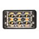 LED Autolamps SSLED62DVAR65 12/24V R65 6 LED Super-Slim Warning Lamp Block - Amber PN: SSLED62DVAR65