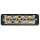 LED Autolamps SSLED4DVBR65 12/24V R65 4 LED Super-Slim Warning Lamp - Blue PN: SSLED4DVBR65